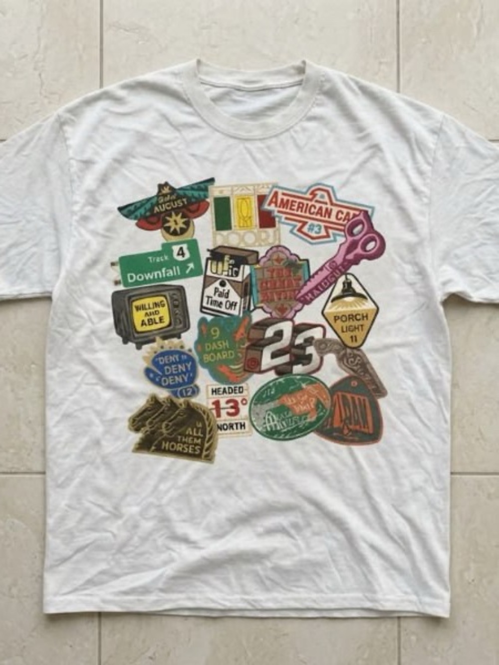 Noah Kahan The Devide White T Shirt
